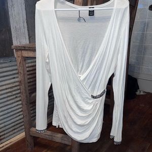 BKE White Loose Shirt